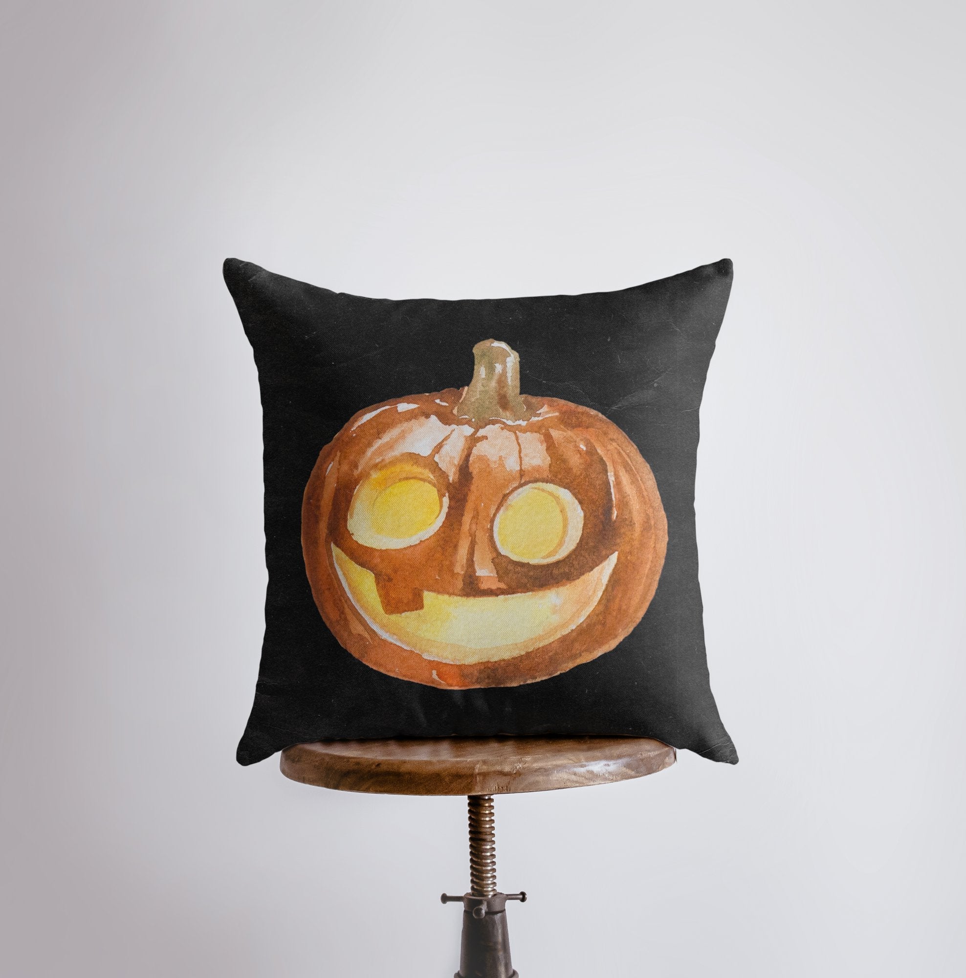 Jack O’ Lantern Throw Pillow Cover