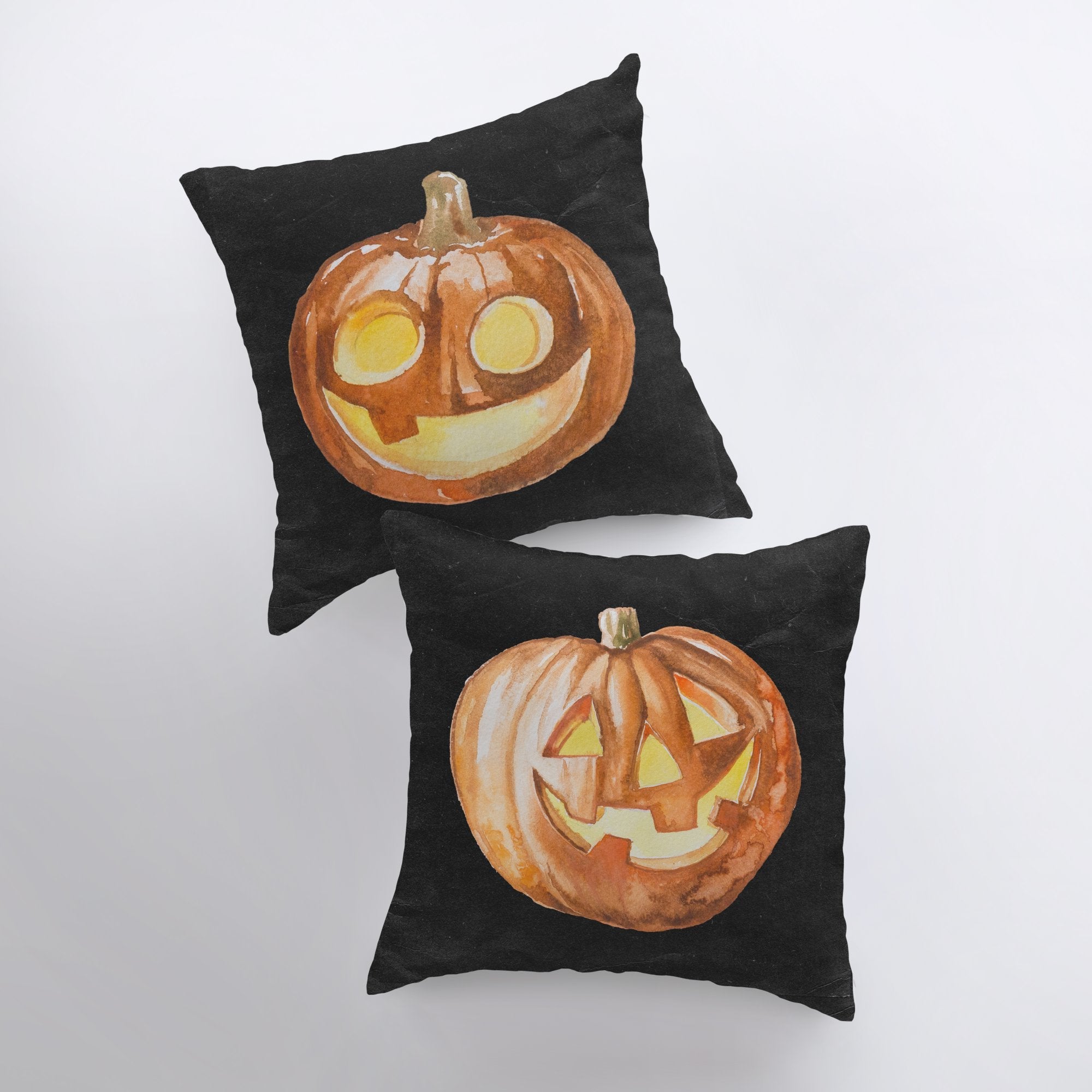 Jack O’ Lantern Throw Pillow Cover