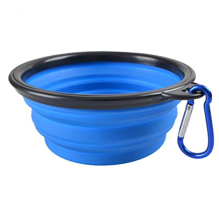 Collapsible Silicone Travel Pet Bowl – 1000ml