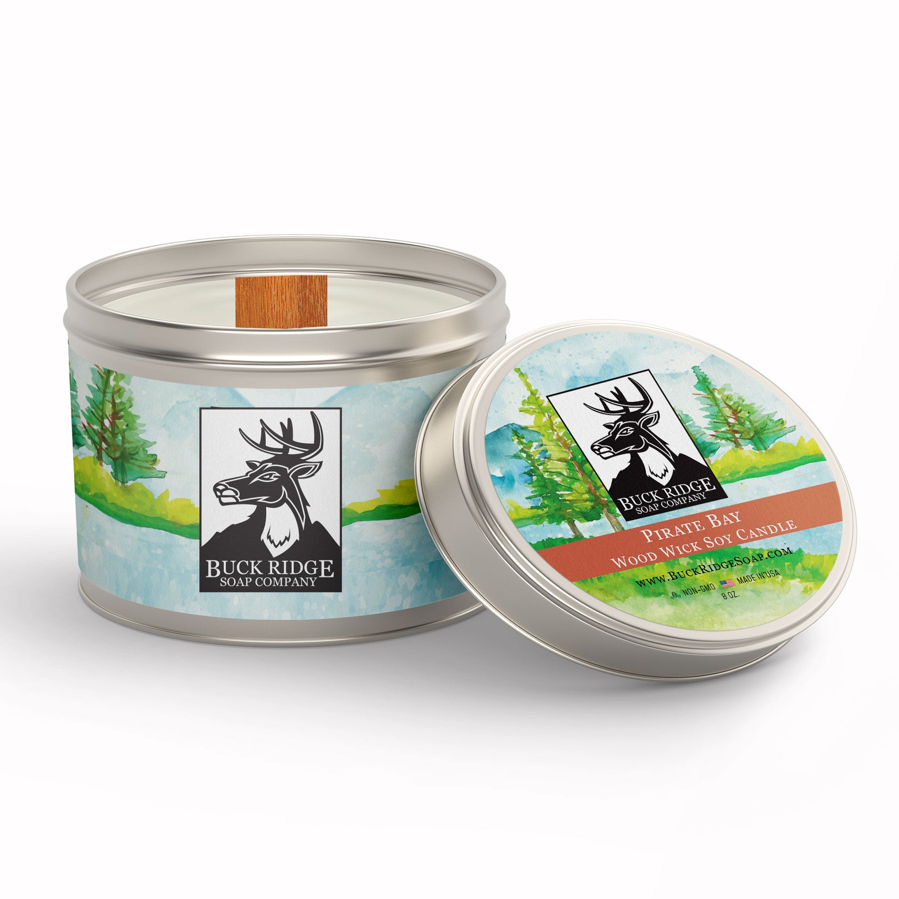 Pirate Bay – Sustainable Wood Wick Soy Candle