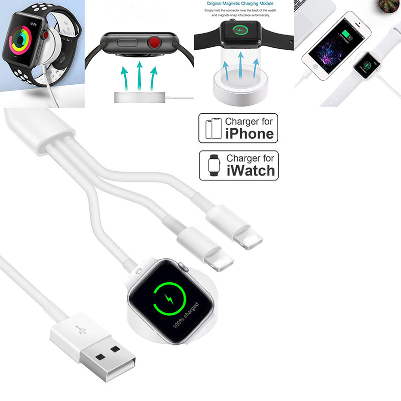 3 in 1 Wireless Charger – Quick USB Charging Cable