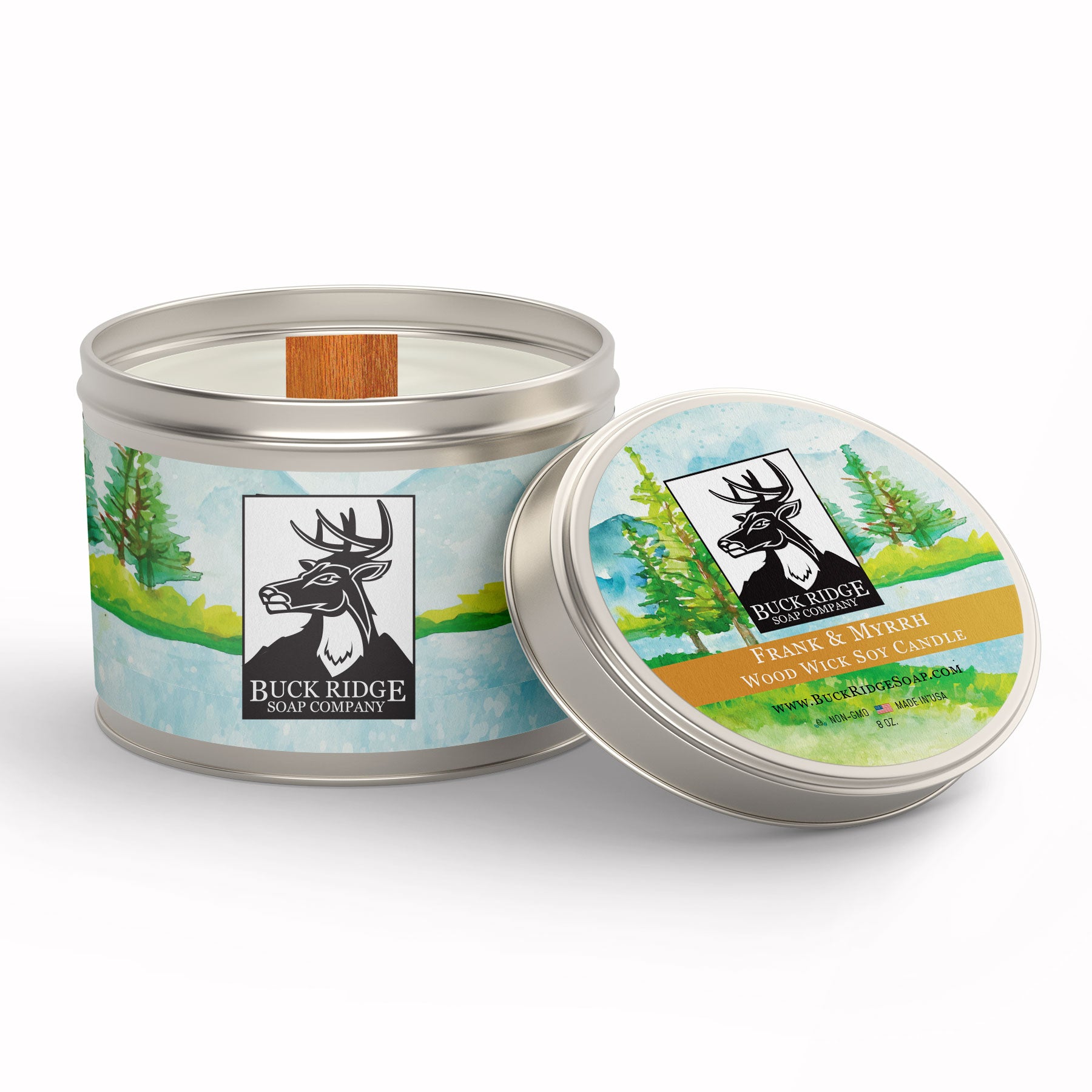 Frank &amp; Myrrh – Sustainable Wood Wick Soy Candle