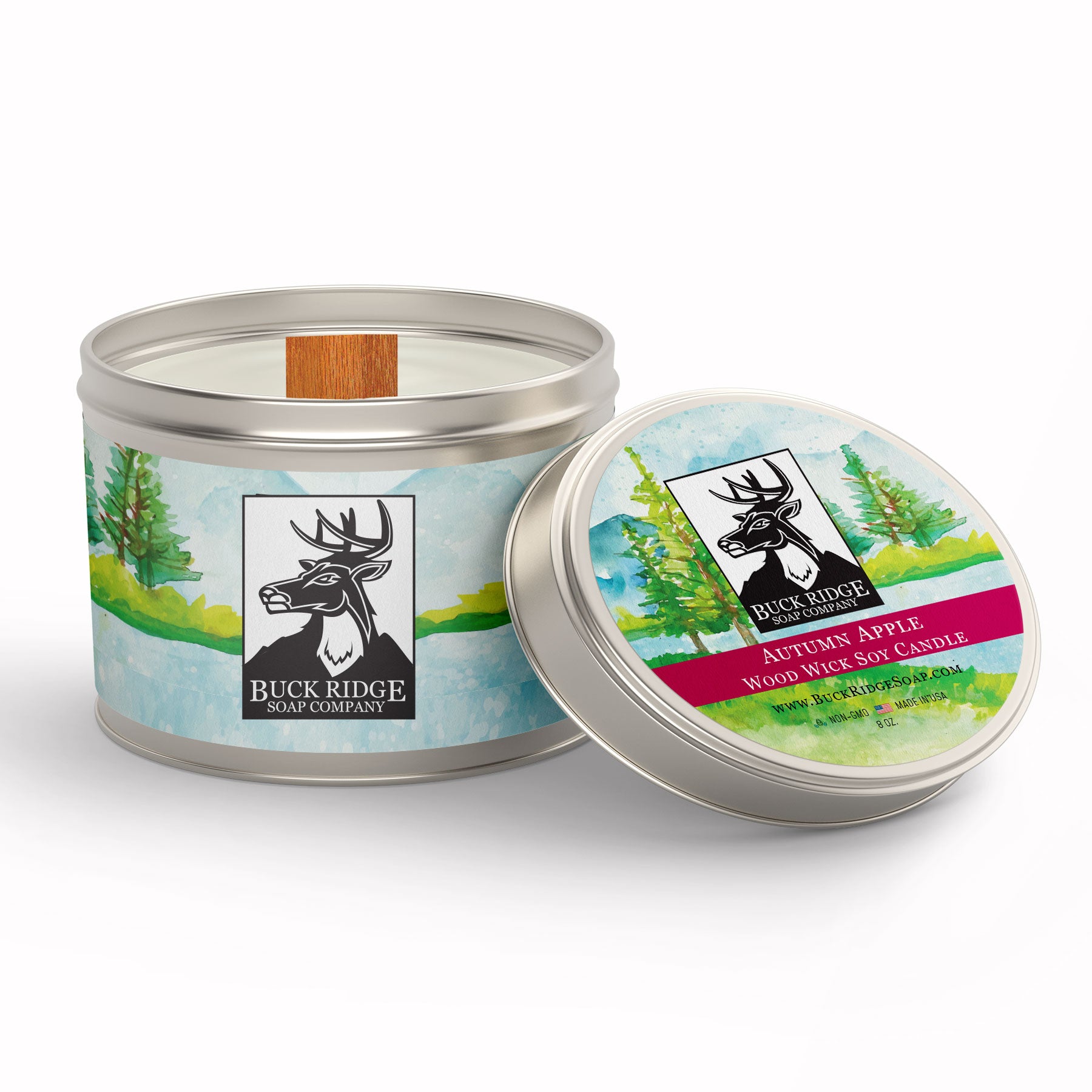 Autumn Apple – Sustainable Wood Wick Soy Candle