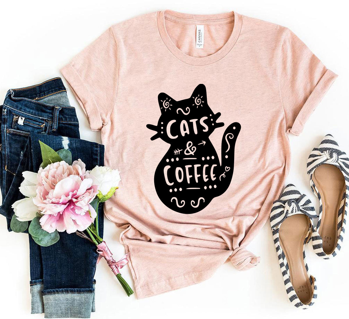 Cat And Coffee Shirt