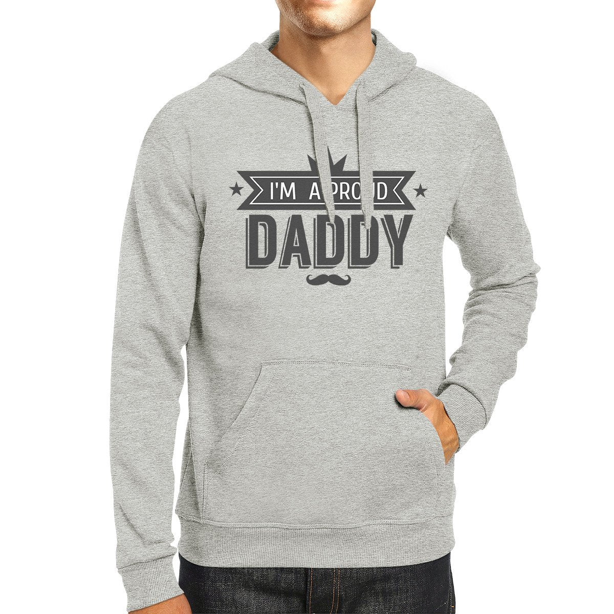 I’m A Proud Daddy – Unisex Grey Vintage Hoodie