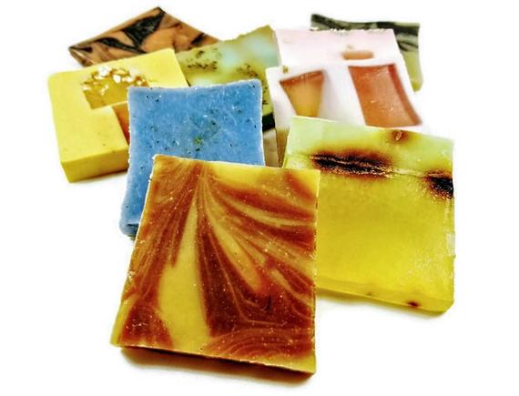 Vegan Soap Sampler – 6 to 8 Assorted Slices (10 oz)