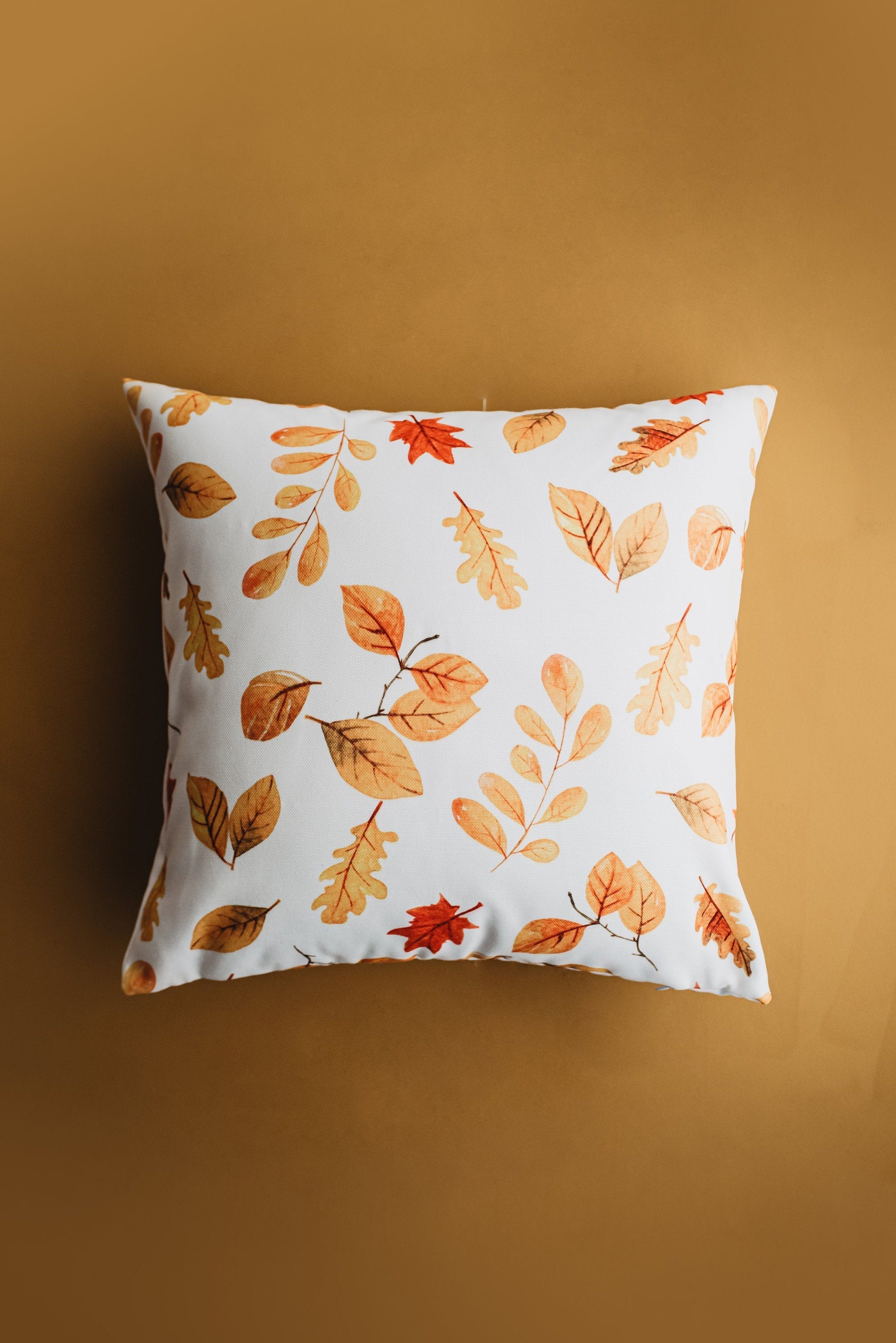 Fall Leaves Throw Pillow Cover
