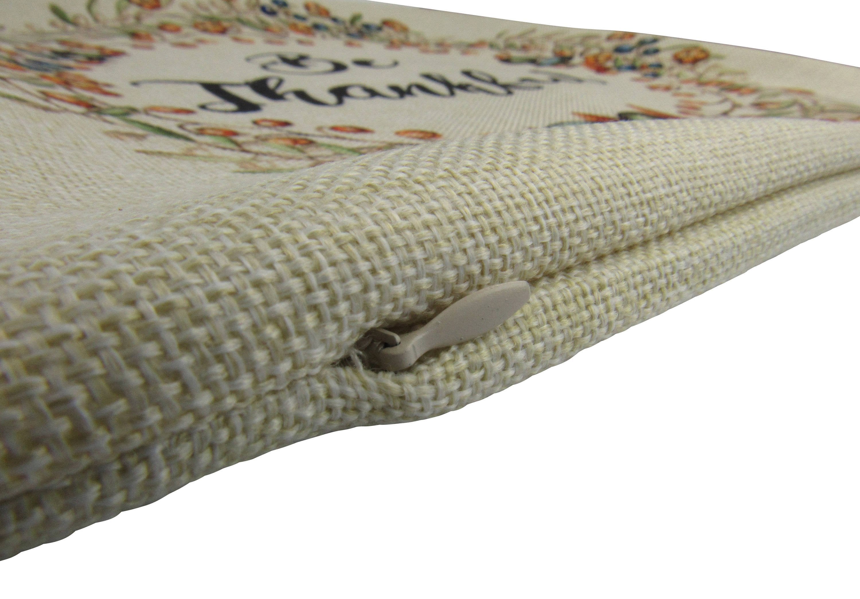 Be Thankful Throw Pillow Cover – Farmhouse Thanksgiving