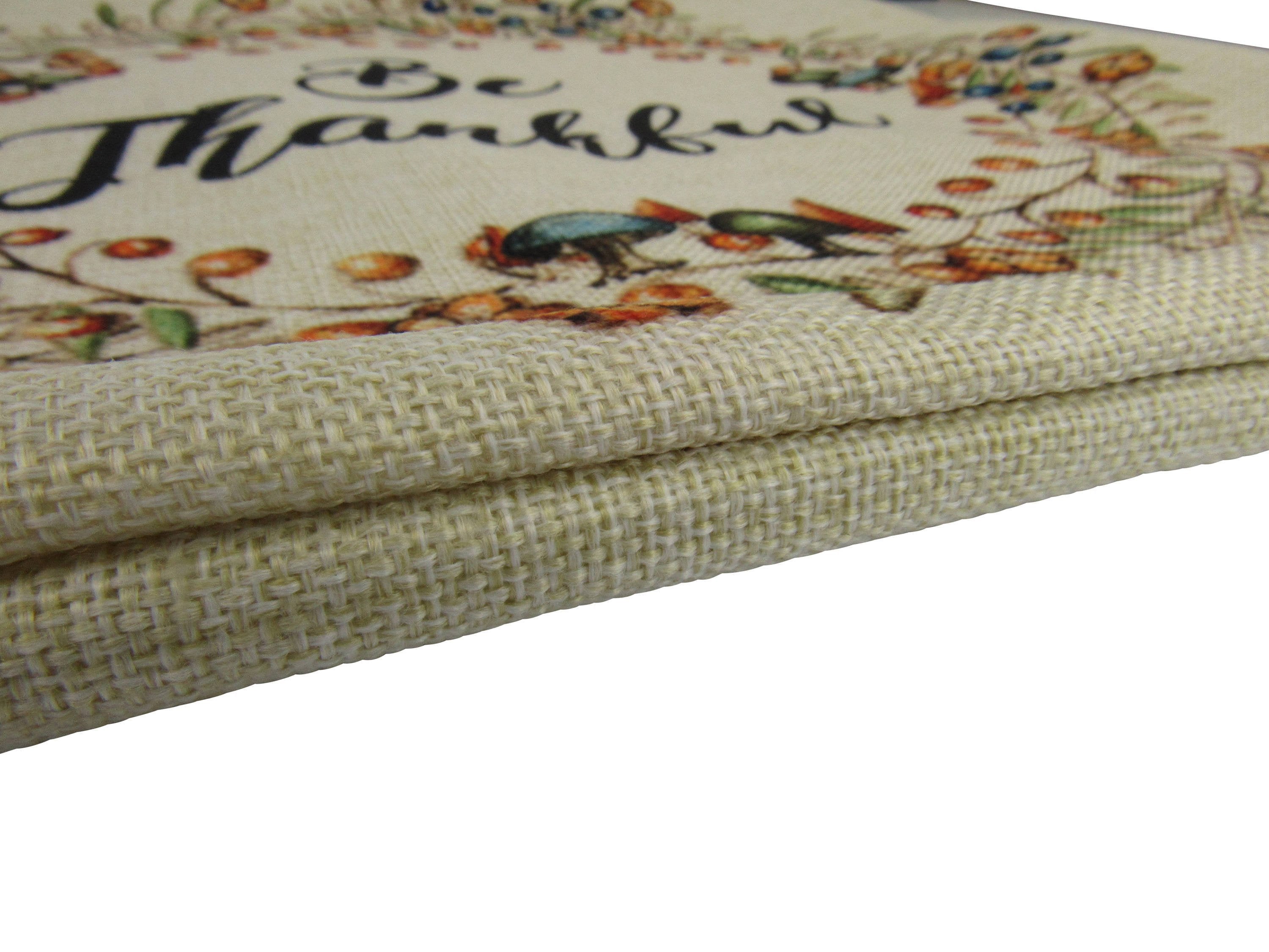 Be Thankful Throw Pillow Cover – Farmhouse Thanksgiving