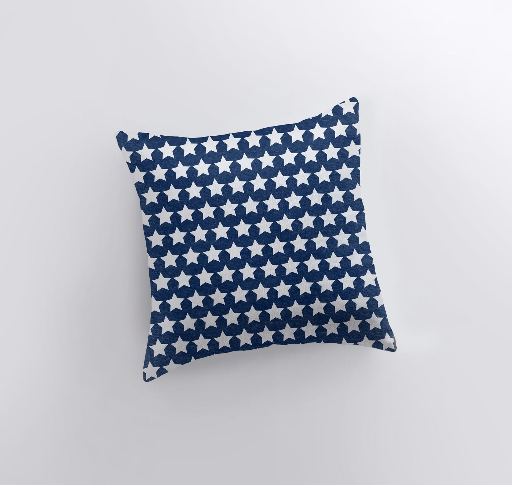 Fourth of July Stars Throw Pillow Cover – Double-Sided