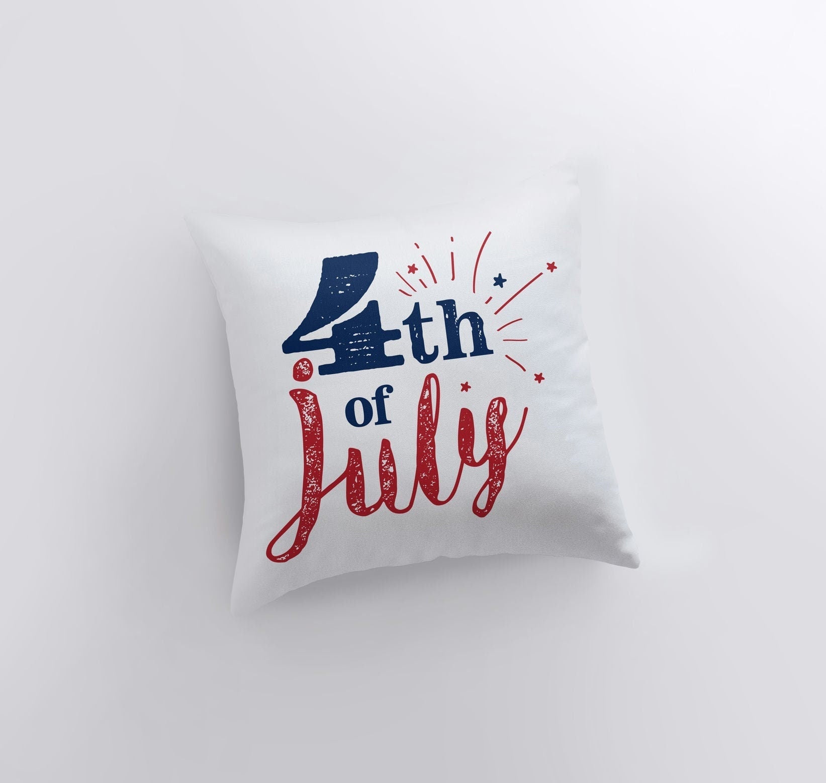 4th of July Freedom Throw Pillow Cover – Double-Sided
