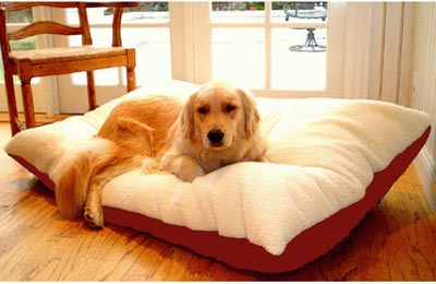MajesticPet 42"x60" Extra Large Rectangle Pet Bed – Red