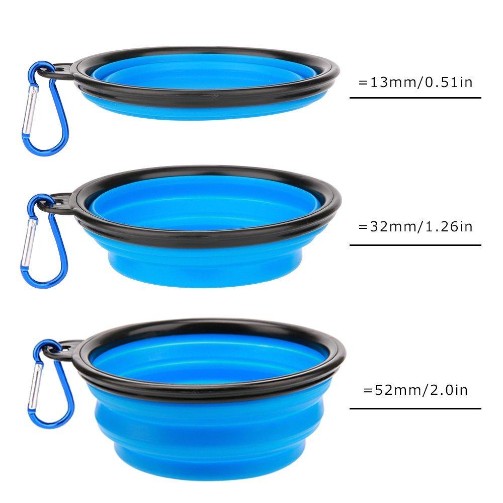 2-in-1 Dog Drinking Water Bottle with Collapsible Bowl