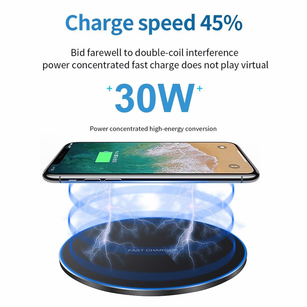 Dragon W9 30W Ultra-Thin Wireless Charging Pad